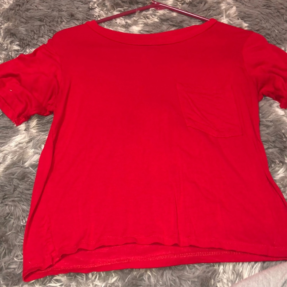 cute crop top with pocket